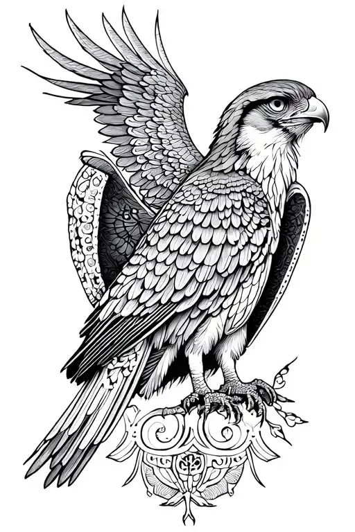 Falcon Gemini Zodiac Sign