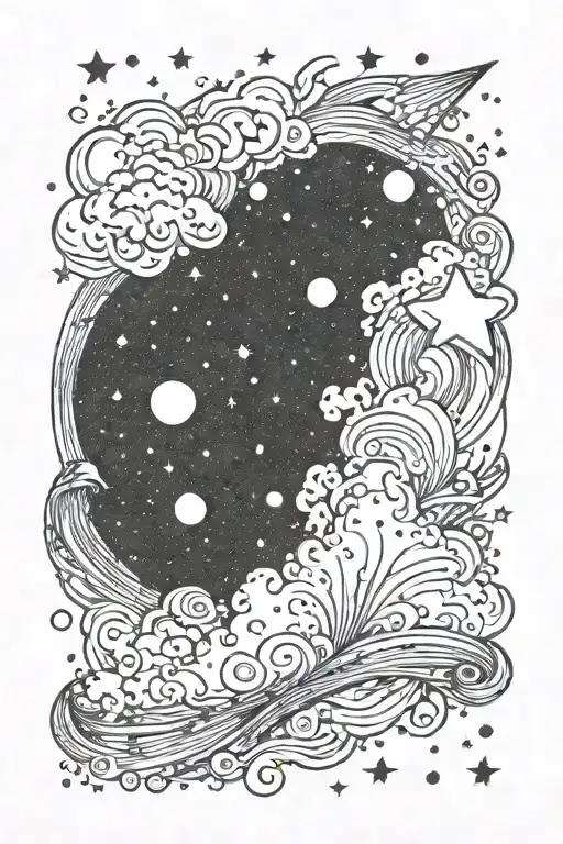 Cancer Sky Filled With Stars