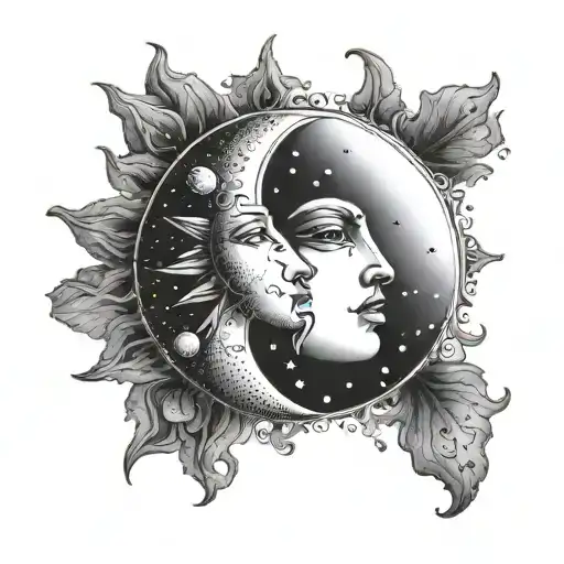 Sun And Moon Semicolon