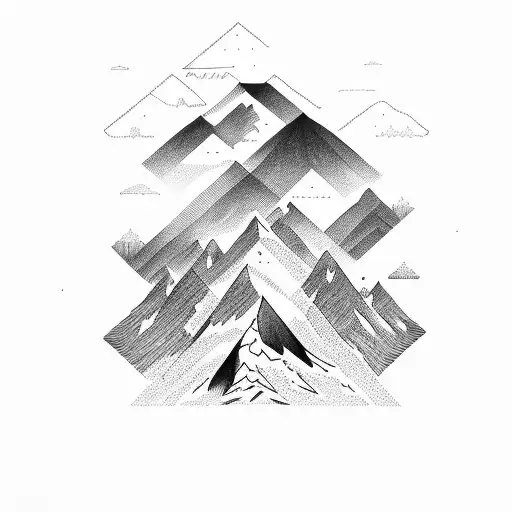 A Kid Sitting And Looking At The Mountain