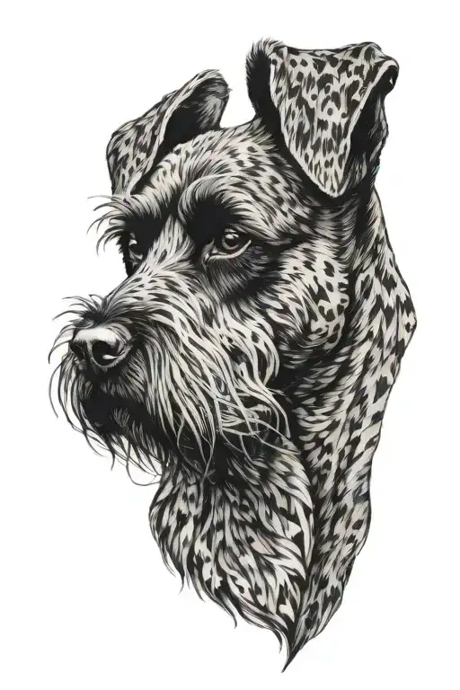 Black Miniature Schnauzer Dog