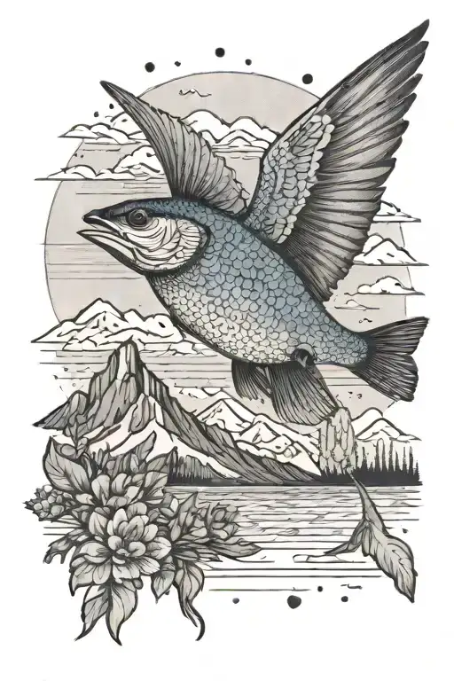 Redfish Lake In Idaho With A Mountain Blue Bird Flying And No Fish