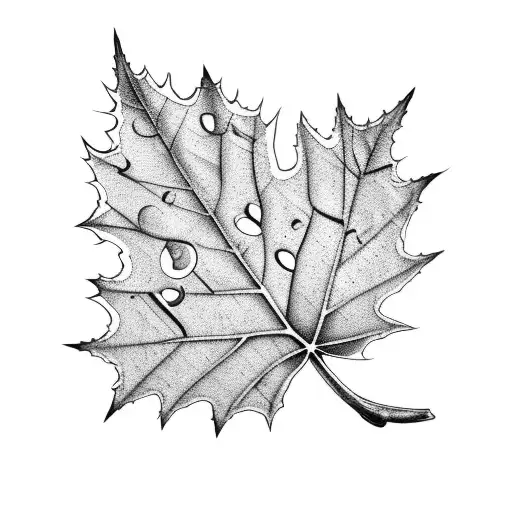 Oak Leaf With Three Nuts