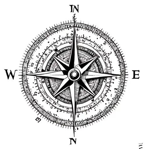 Compass Rose Surrounded