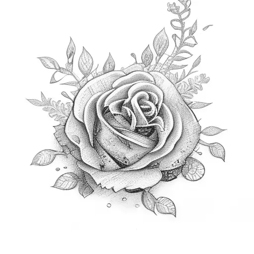 Roman Numeral 3 With Flowers