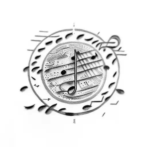 A Developer Coding A Music Note Made Of Coffee Beans