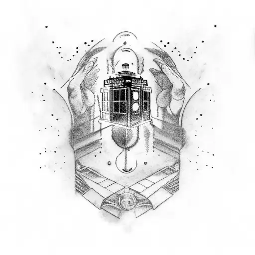 Doctor Who Theme Arm Sleeve With Space For Backround And Galifrey Writing