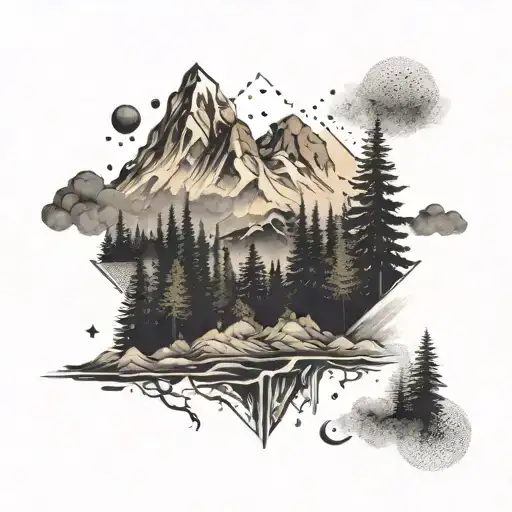 Art Mountain Pic Forest Wild Adventures