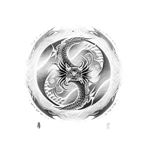 Dragon Yin And Yang