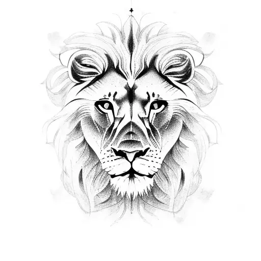 A Majestic Lion Overlooking The Barcelona Skyline