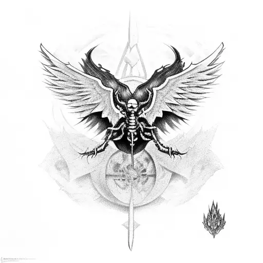 Death Reaper With Wings And Scyther