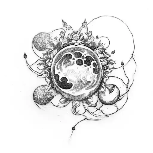 Flower Moon Pearl Crown