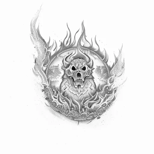 Fire Surrounding The Name Bryce