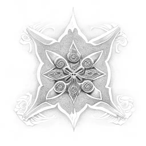 Sand Dollar With Scroll Work