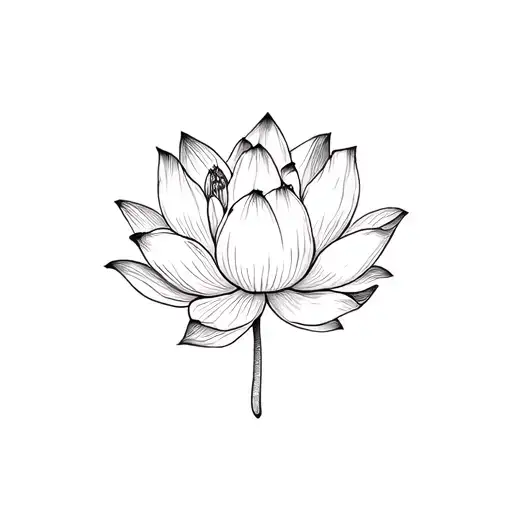 Filler Floral Lotus Flower