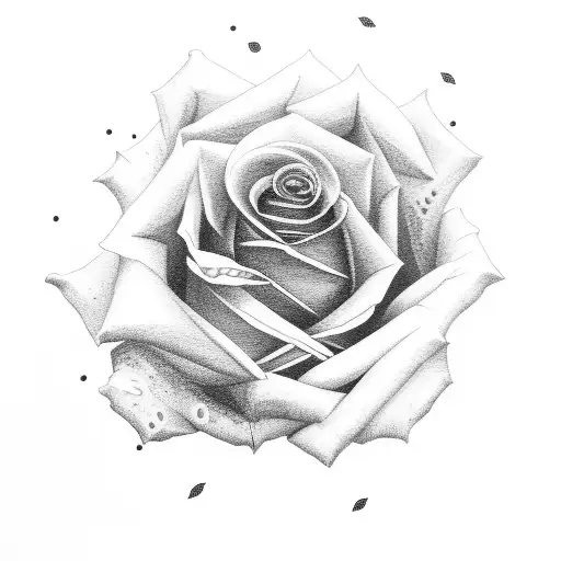 Rose With Knife