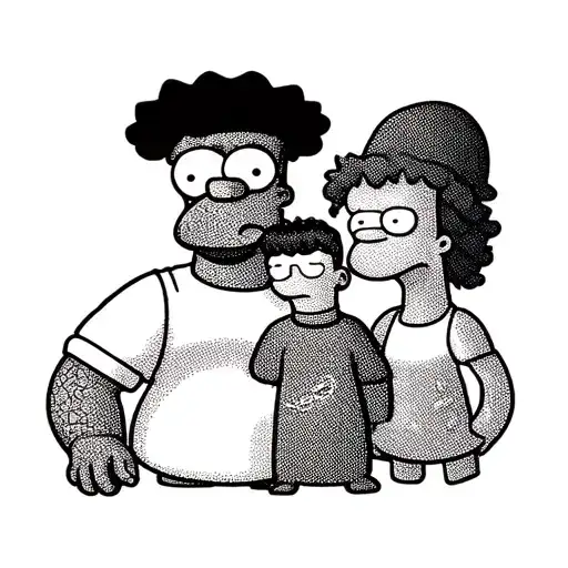 Simpsons Family Guy Looking