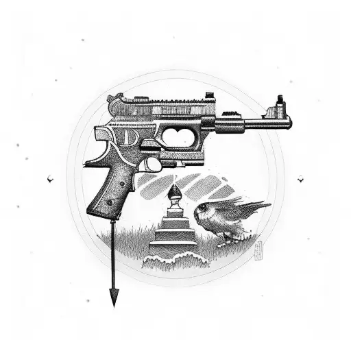 Gun Sunrise Michigan