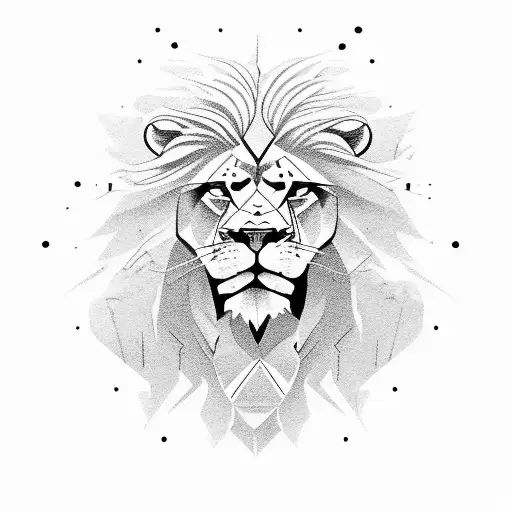 A Fierce Lion Engaged In A Jiujitsu Match