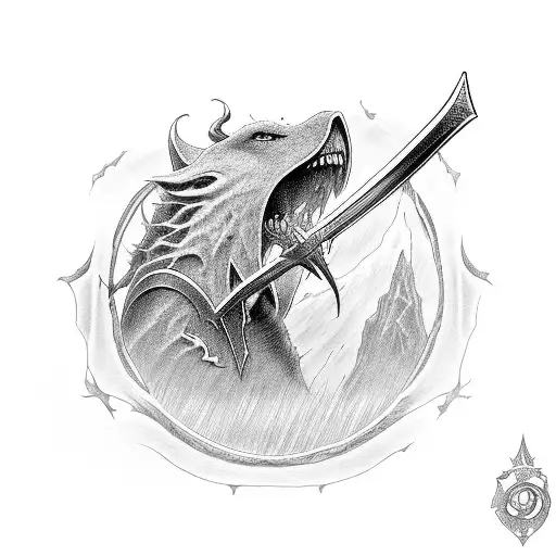 Lord Of Rings Sword With My Kids Name Tenley And Lexie In It