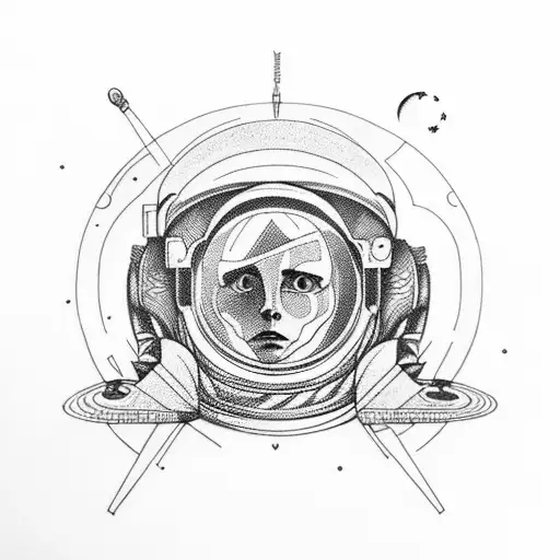 Astronaut Sitting On Jupiter