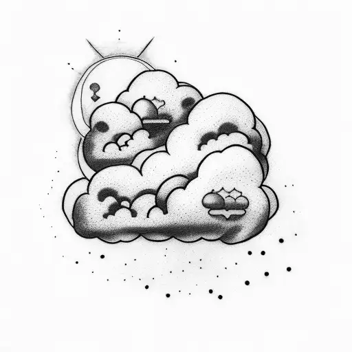 Cloud Representing A Family Member That Passed Away