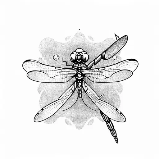 Dragonfly Over The Sea