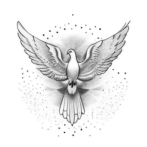 Dove With Text