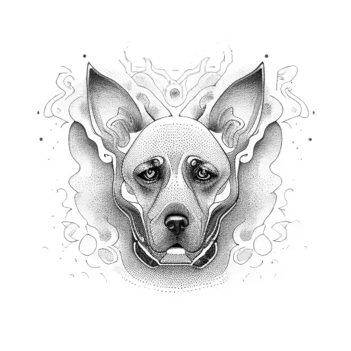 Black Dog In A Banana Suit