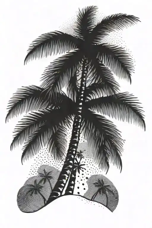 Beach Palm Tree