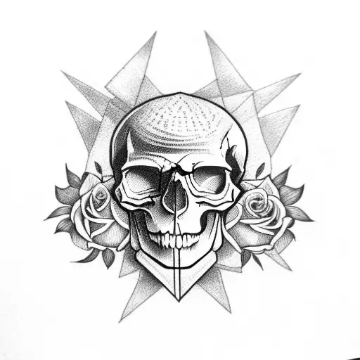 Skull And Roses