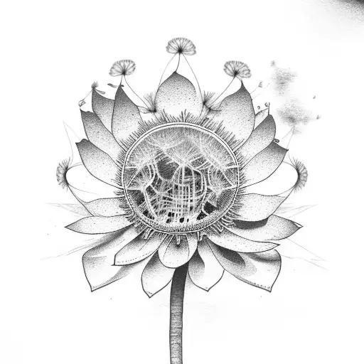 Dandelion And Lotus