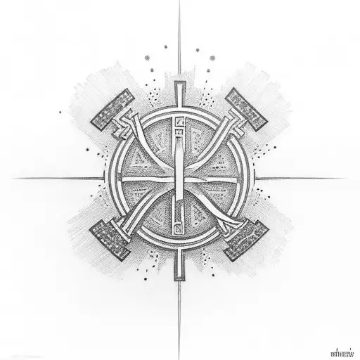 German Cross In Chinese Design