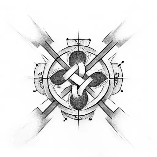 Simple German Cross In Chinese Design