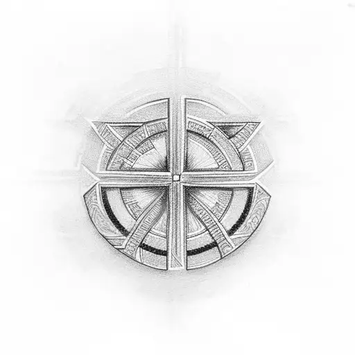 Simple German Cross In Irish Design