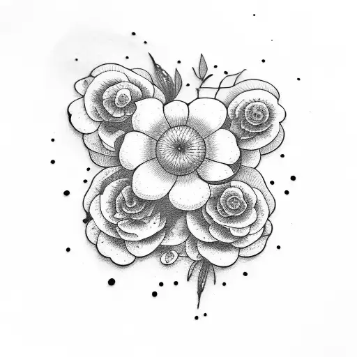 Astronaut In Flowers