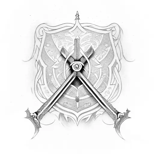 Sword With Family Crest