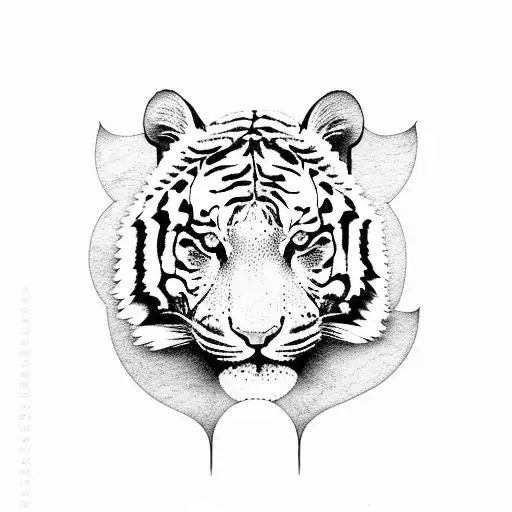 Tree Of Life And A Tiger