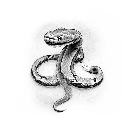 A Simple Snake Arround De Neck