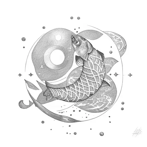 Pisces With Moon
