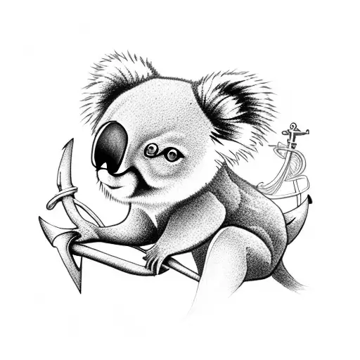 Koala And Anchor