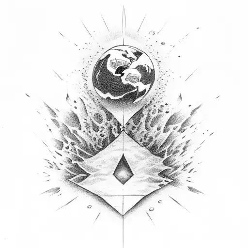 Earth Fire Water Air Armband