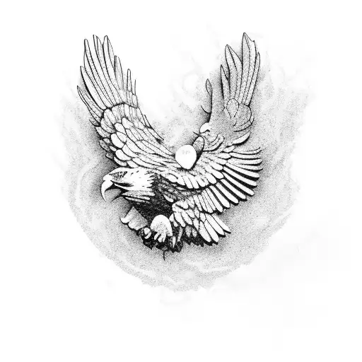 Half Vintage Mexican Eagle Half American Vintage Eagle