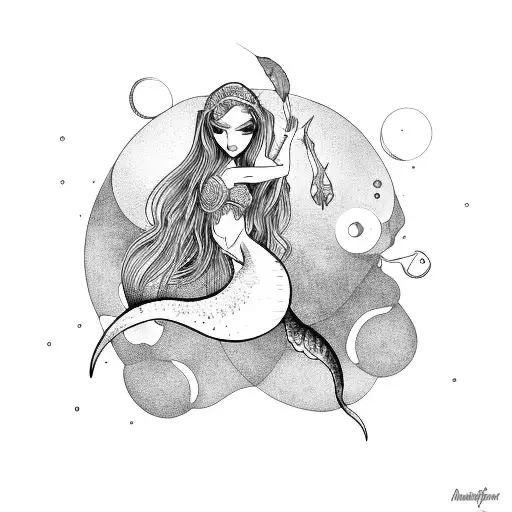 Mermaid With Koyfish