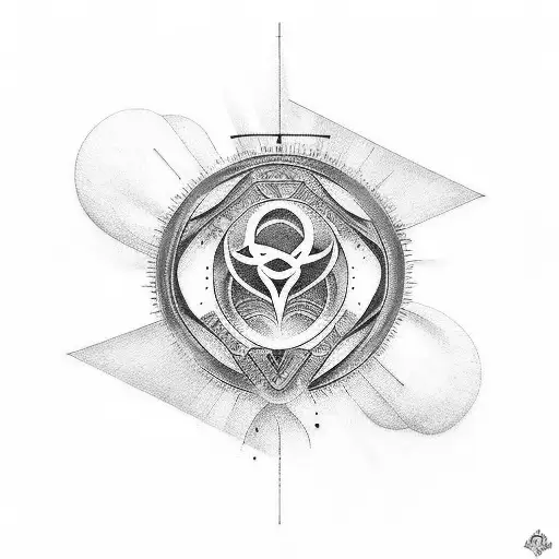 A Tattoo With A Special Symbol That Will Be Common In A Group Of Friends