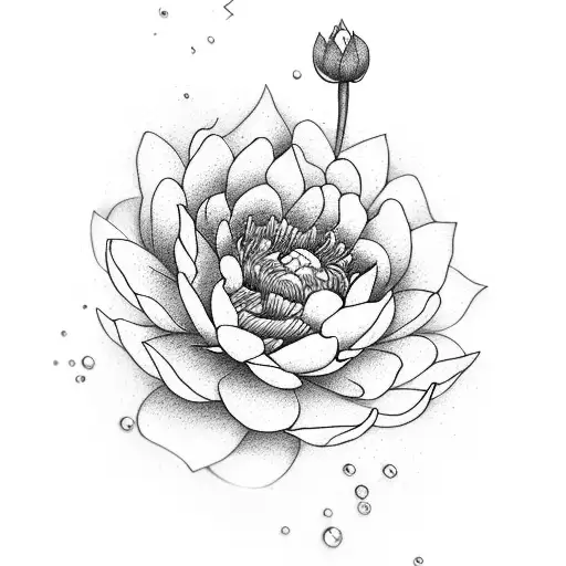 Floral With Peony And Water Lily
