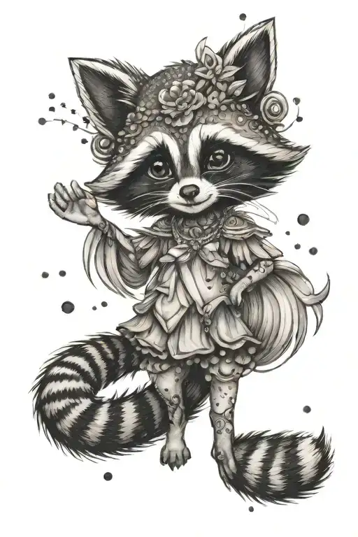 Raccoon Fairy Sparkles