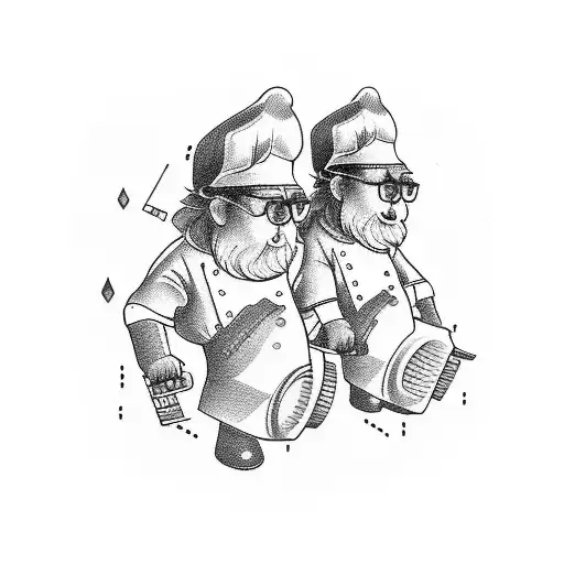 Chef And Mechanic In A Same