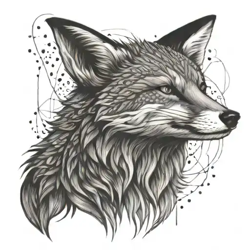 Fox With An Electric Aura