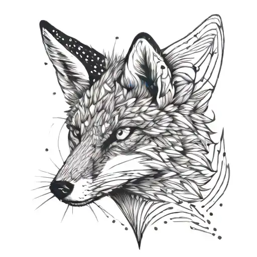 Fox With Lightning Aura